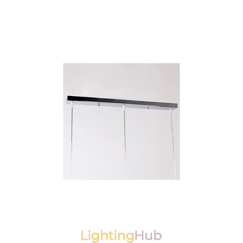 Modern Contemporary Island Mini Style Chrome Pendant Light