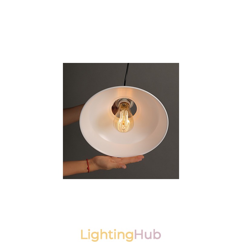 American Country Style Originality Single Head Wrought Iron Hollow Out Droplight Lamp