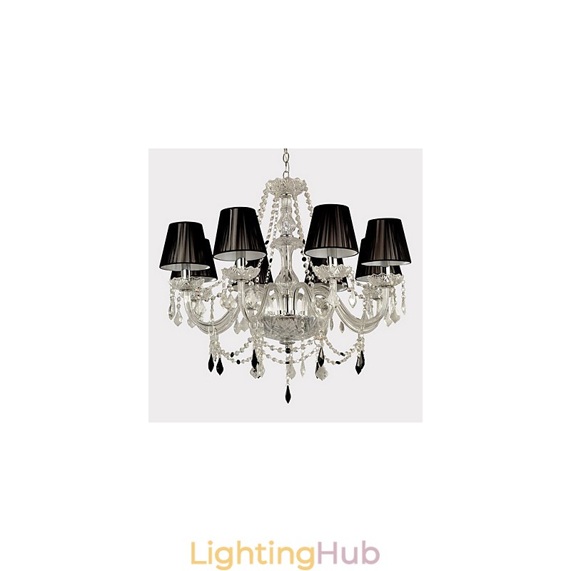 Elegant Crystal Chandelier with 8 Lights