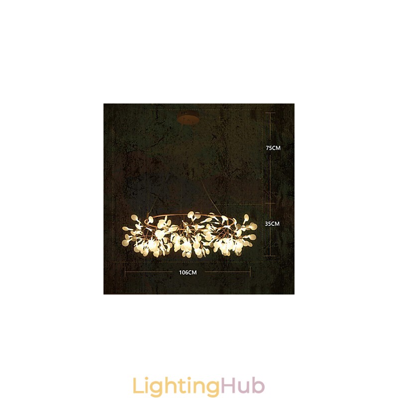 Country Designers Antique Brass Metal Chandelier