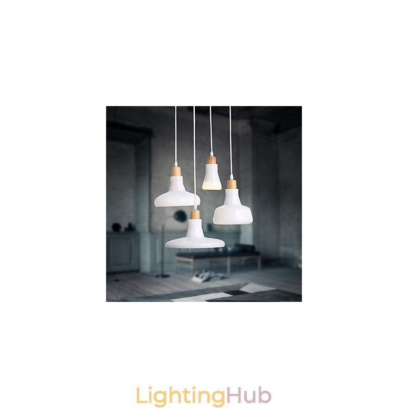 Creative Characteristic 4 Light Pendant with Iron Shade