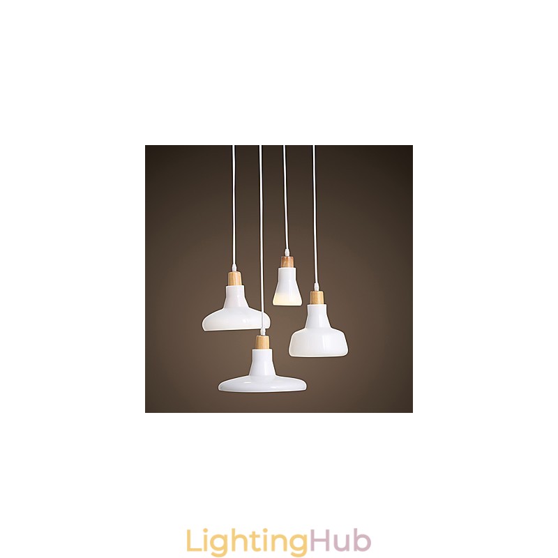 Creative Characteristic 4 Light Pendant with Iron Shade