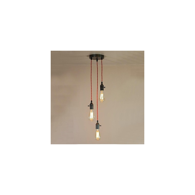 Country Mini Style Electroplated Metal Flush Mount