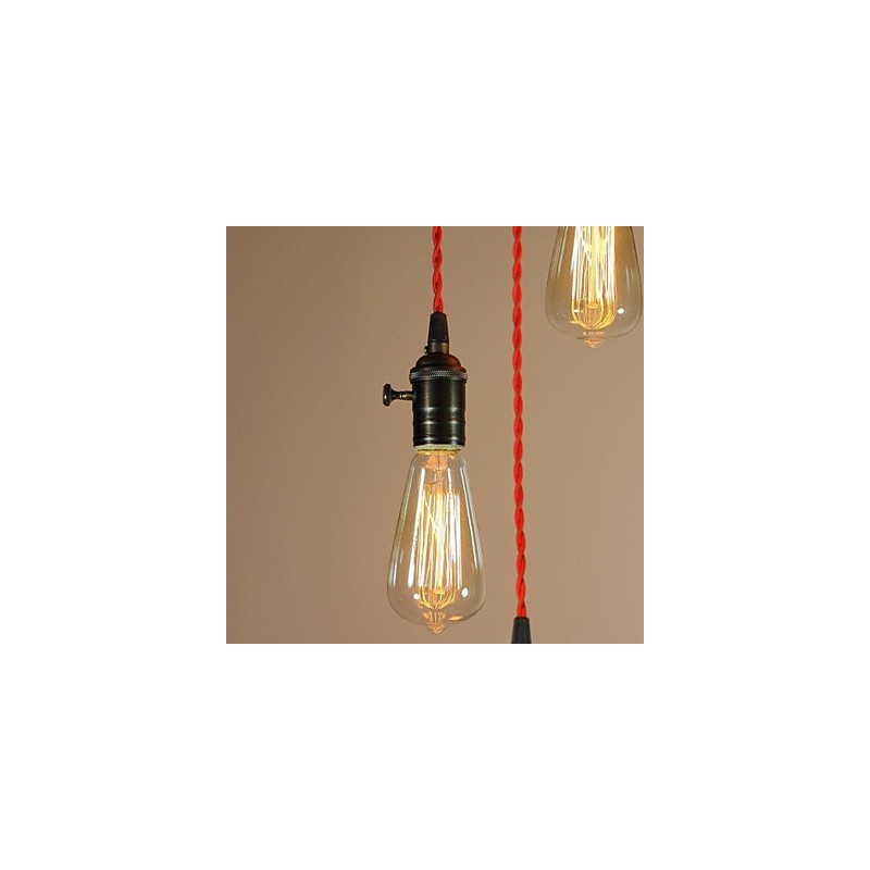 Country Mini Style Electroplated Metal Flush Mount