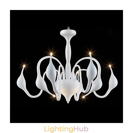 Modern Contemporary Electroplated Metal Chandelier Modern Contemporary Electroplated Metal Chandelier