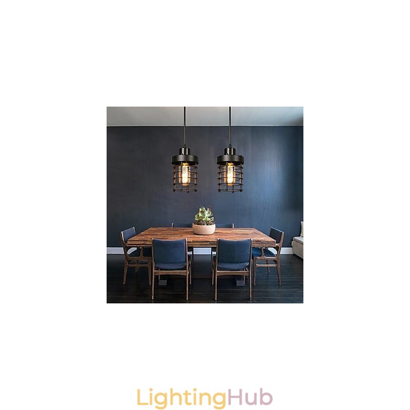 Retro Circle Of Single Head Lamps And Lanterns Character Art Chandelier Lamp