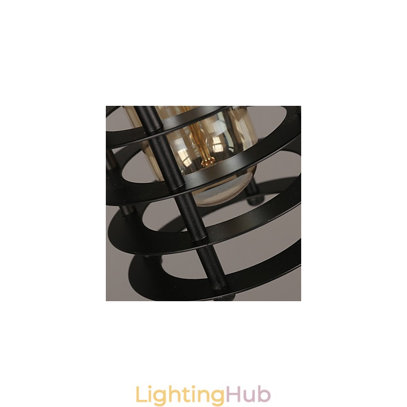 Retro Circle Of Single Head Lamps And Lanterns Character Art Chandelier Lamp