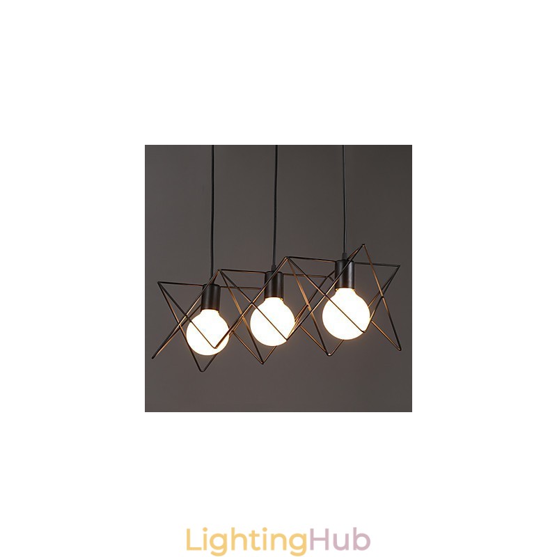 Contracted And Contemporary Creative Design Single Wrought Iron Head Droplight