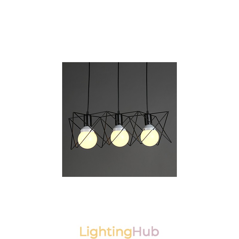 Contracted And Contemporary Creative Design Single Wrought Iron Head Droplight