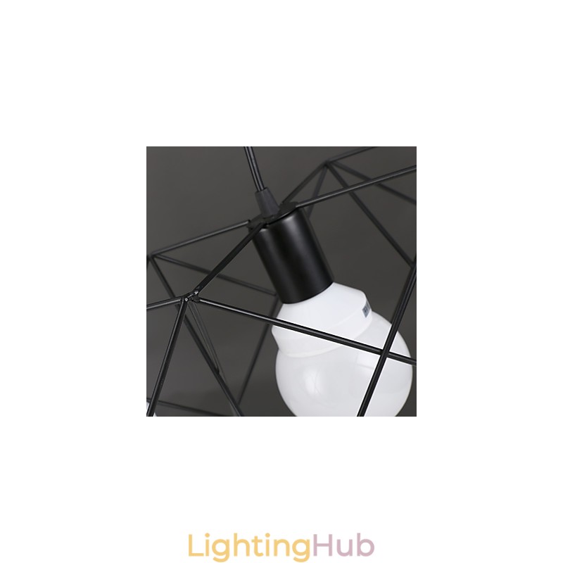 Contracted And Contemporary Creative Design Single Wrought Iron Head Droplight