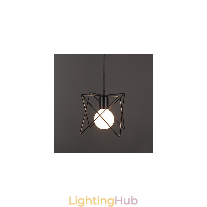 Contracted And Contemporary Creative Design Single Wrought Iron Head Droplight